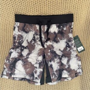 Glyder Men Acadia Short Black Multi Dye Size M Retail $64New With Tags